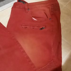 PLUS STRETCH RED JEANS